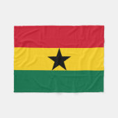 Couverture Polaire Drapeau du Ghana (Devant (Horizontal))