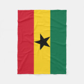 Couverture Polaire Drapeau du Ghana (Devant)