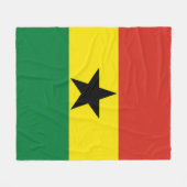 Couverture Polaire Drapeau du Ghana (Devant (Horizontal))