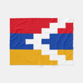 Couverture Polaire Drapeau du Haut-Karabakh (Devant (Horizontal))