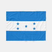 Couverture Polaire Drapeau du Honduras (Devant (Horizontal))