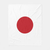 Couverture Polaire Drapeau du Japon (Devant)