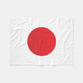 Couverture Polaire Drapeau du Japon (Devant (Horizontal))