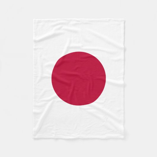 Couverture Polaire Drapeau du Japon (Devant)
