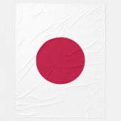 Couverture Polaire Drapeau du Japon (Devant)