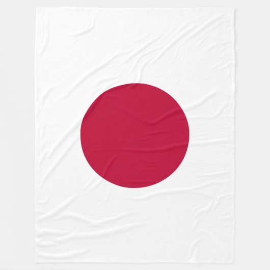Couverture Polaire Drapeau du Japon (Devant)
