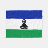 Couverture Polaire Drapeau du Lesotho (Devant (Horizontal))