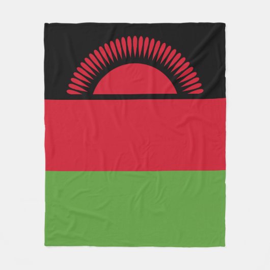 Couverture Polaire drapeau du Malawi (Devant)