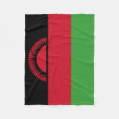 Couverture Polaire Drapeau du Malawi (Devant)