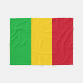 Couverture Polaire Drapeau du Mali (Devant (Horizontal))