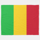 Couverture Polaire Drapeau du Mali (Devant (Horizontal))