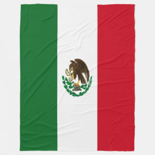 Couverture Polaire Drapeau du Mexique