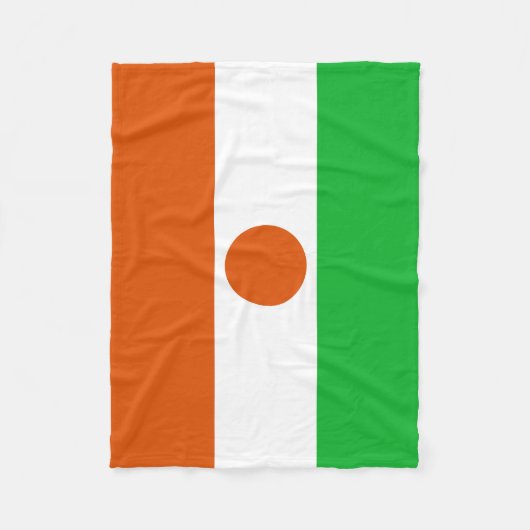 Couverture Polaire Drapeau du Niger (Devant)
