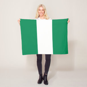 Couverture Polaire Drapeau du Nigeria