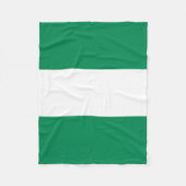 Couverture Polaire Drapeau du Nigéria (Devant)