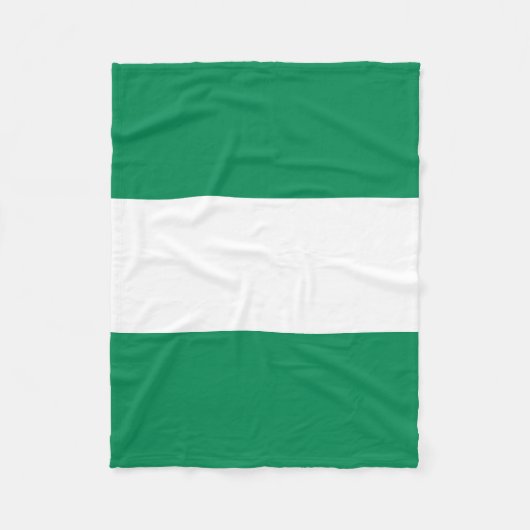 Couverture Polaire Drapeau du Nigéria (Devant)