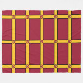 Couverture Polaire Drapeau du Northamptonshire (Devant (Horizontal))