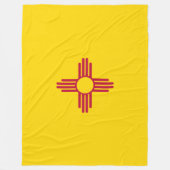Couverture Polaire Drapeau du Nouveau-Mexique (États-Unis) (Devant)
