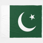 Couverture Polaire Drapeau du Pakistan (Devant (Horizontal))