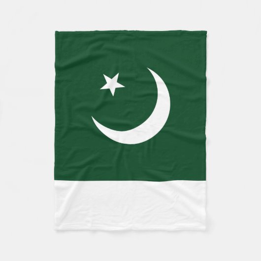 Couverture Polaire Drapeau du Pakistan (Devant)