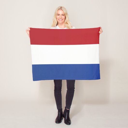 Couverture Polaire Drapeau du Pays-Bas (En situation)