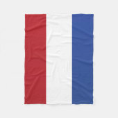Couverture Polaire Drapeau du Pays-Bas (Devant)