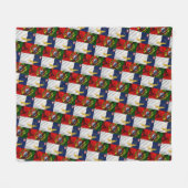 Couverture Polaire Drapeau du Portugal (Devant (Horizontal))