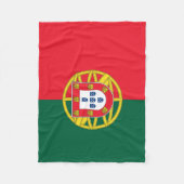 Couverture Polaire Drapeau du Portugal (Devant)