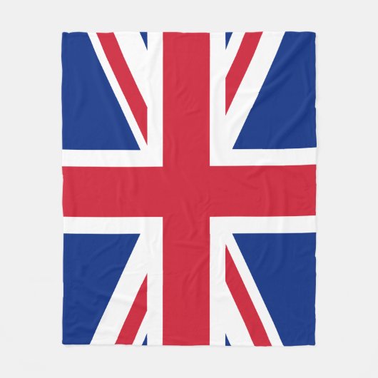 Couverture Polaire Drapeau du Royaume-Uni (Devant)