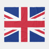 Couverture Polaire Drapeau du Royaume-Uni (Devant (Horizontal))