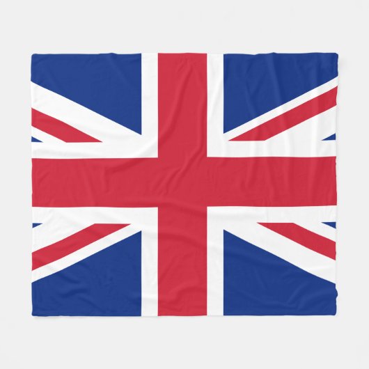 Couverture Polaire Drapeau du Royaume-Uni (Devant (Horizontal))