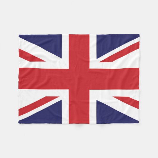 Couverture Polaire Drapeau du Royaume-Uni (Devant (Horizontal))
