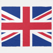 Couverture Polaire Drapeau du Royaume-Uni (Devant (Horizontal))