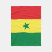 Couverture Polaire Drapeau du Sénégal (Devant)