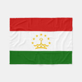 Couverture Polaire Drapeau du Tadjikistan (Devant (Horizontal))