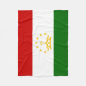 Couverture Polaire Drapeau du Tadjikistan (Devant)
