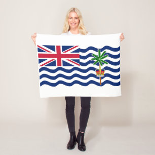 Couverture Polaire Drapeau du Territoire britannique de l'océan Indie