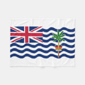Couverture Polaire Drapeau du Territoire britannique de l'océan Indie (Devant (Horizontal))