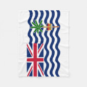 Couverture Polaire Drapeau du Territoire britannique de l'océan Indie (Devant)