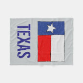 Couverture Polaire Drapeau du Texas (Devant (Horizontal))