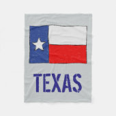 Couverture Polaire Drapeau du Texas (Devant)