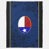Couverture Polaire Drapeau du Texas (Devant)