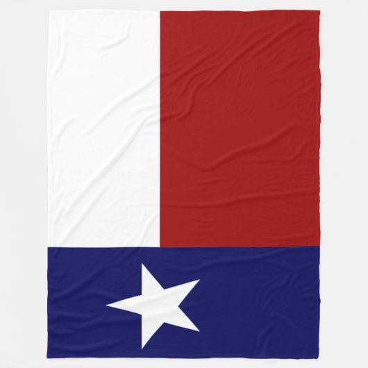 Couverture Polaire Drapeau du Texas Patriotique (Devant)