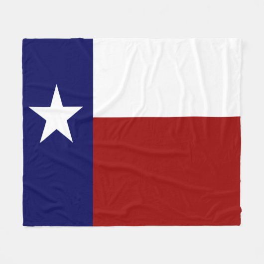Couverture Polaire Drapeau du Texas Patriotique Incroyable (Devant (Horizontal))
