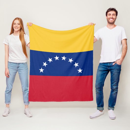 Couverture Polaire Drapeau du Venezuela (En situation)