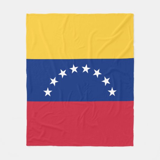 Couverture Polaire Drapeau du Venezuela (Devant)