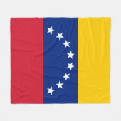 Couverture Polaire Drapeau du Venezuela (Devant (Horizontal))