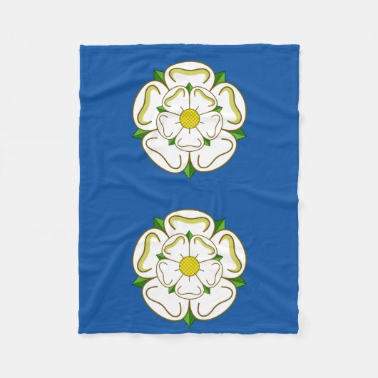 Couverture Polaire Drapeau du Yorkshire (Devant)