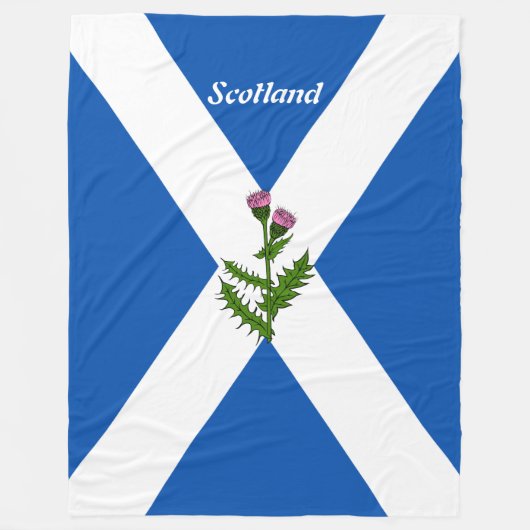 Couverture Polaire Drapeau écossais (Devant)