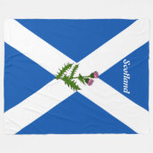 Couverture Polaire Drapeau écossais (Devant (Horizontal))